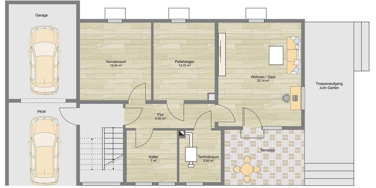 Einfamilienhaus Vestenbergsgreuth Kienfeld - 6 Zimmer, 150 m&sup2;, 535.000&euro; | Angebot:25657528