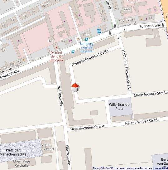 Etagenwohnung Bamberg Bamberg-Ost - 2 Zimmer, 59 m&sup2;, 867&euro; | Angebot:25678518