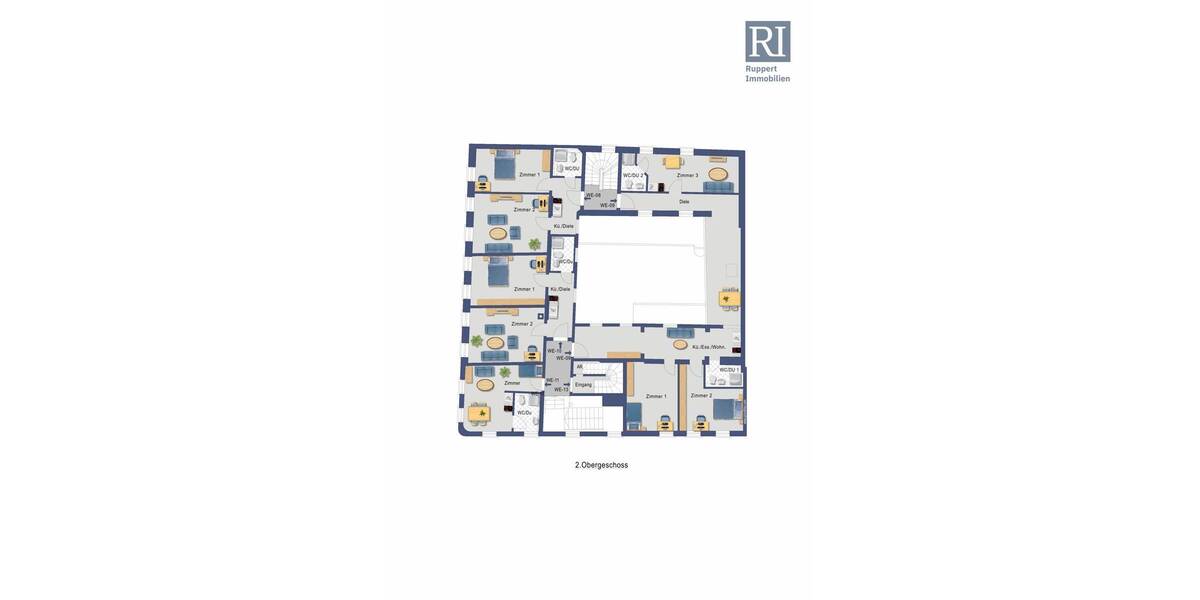 Mehrfamilienhaus, Wohnhaus Bamberg Inselstadt - 2 Zimmer, 729 m&sup2;, 3.100.000&euro; | Angebot:26204255