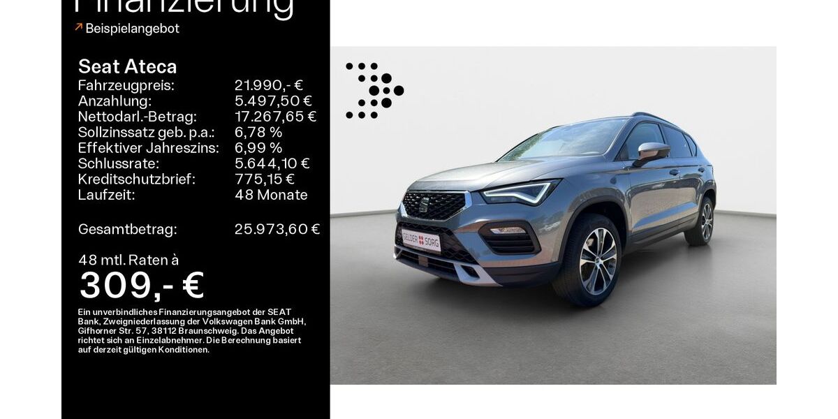 Seat Ateca 133.490 km 21.990 &euro; Ebern 96106