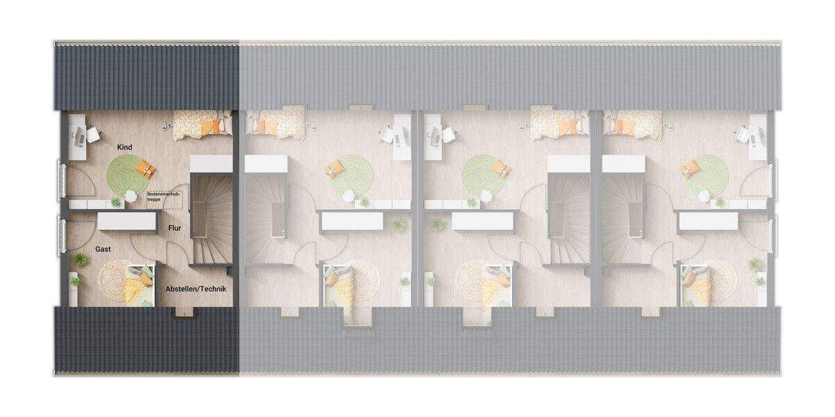 Reihenmittelhaus Forchheim - 5 Zimmer, 141 m&sup2;, 694.357&euro; | Angebot:25734205