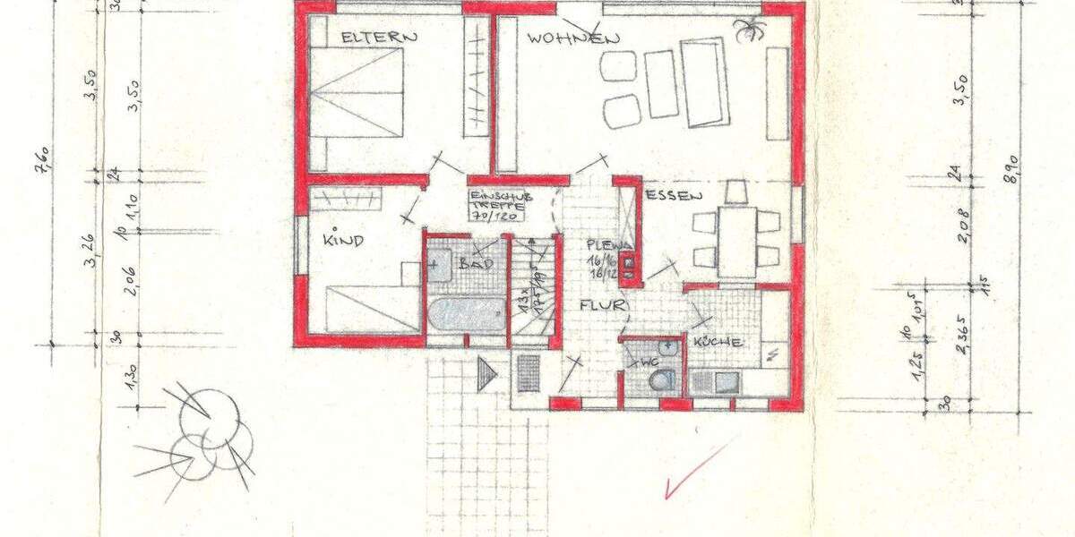 Bungalow Röttenbach - 3 Zimmer, 72 m&sup2;, 380.000&euro; | Angebot:25662156