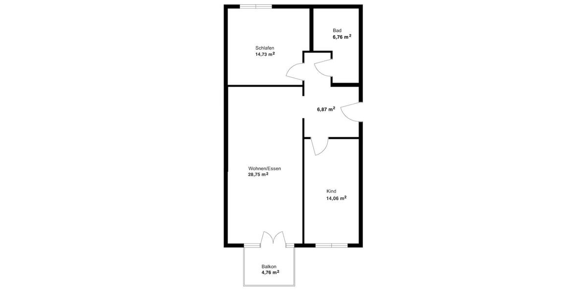 Etagenwohnung Bamberg Bamberg-Ost - 3 Zimmer, 76 m&sup2;, 1.124&euro; | Angebot:23845027