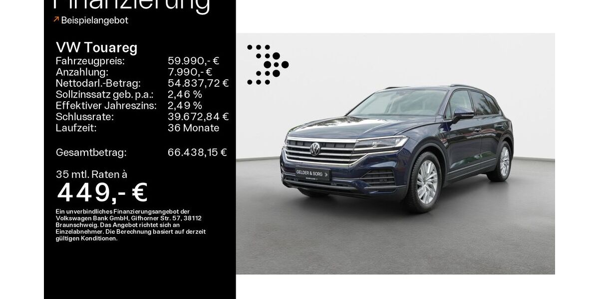 VW Touareg 9.990 km 58.980 &euro; Ebern 96106