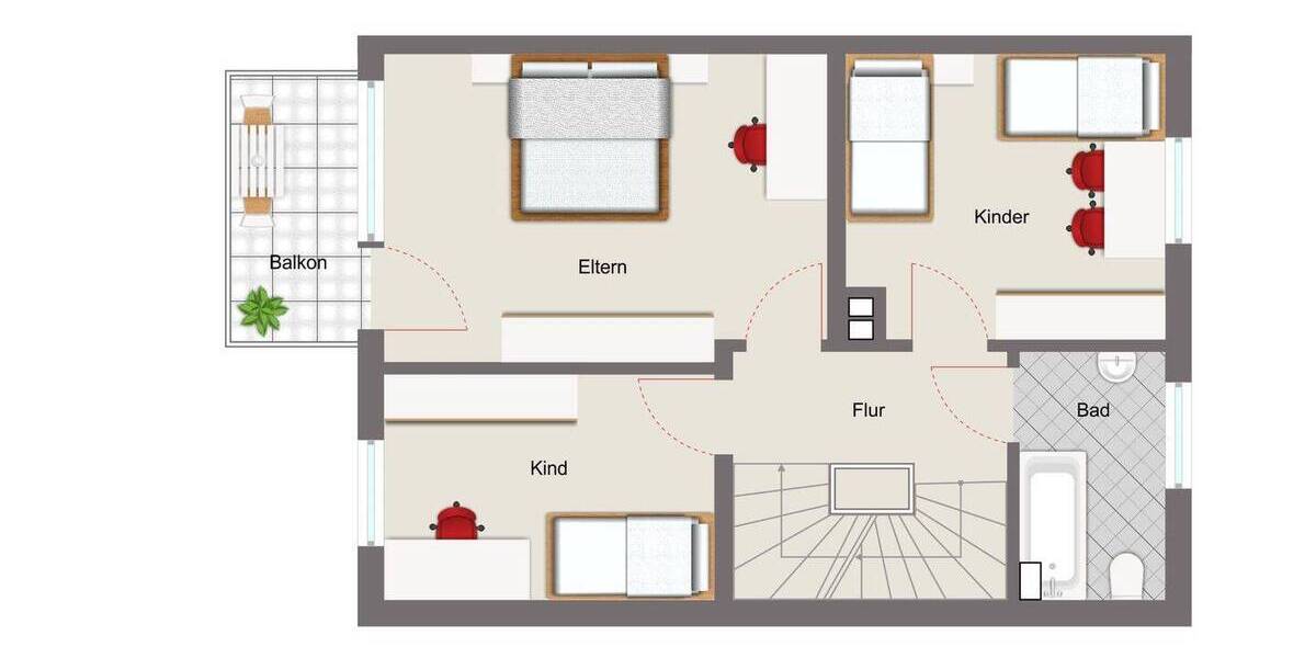 Reihenendhaus Forchheim - 5 Zimmer, 110 m&sup2;, 395.000&euro; | Angebot:26107415