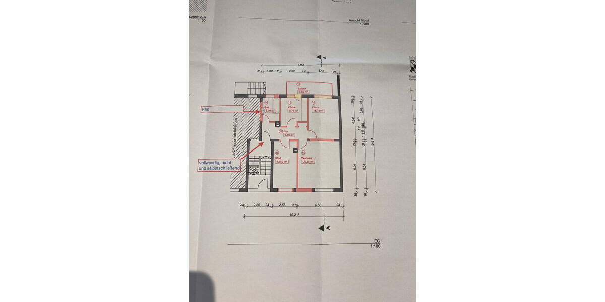 Etagenwohnung Bamberg Gereuth - 3 Zimmer, 73 m&sup2;, 320.000&euro; | Angebot:26306893