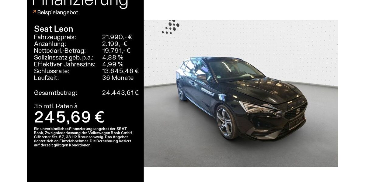 Seat Leon 106.159 km 21.990 &euro; Sand am Main 97522