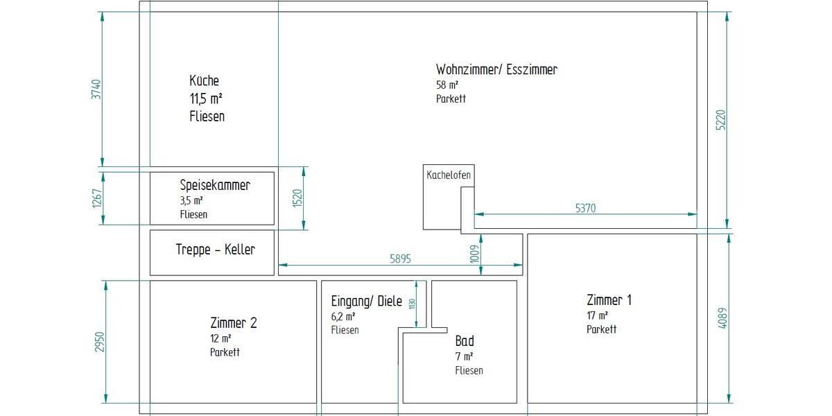 Bungalow Oberaurach - 4 Zimmer, 150 m&sup2;, 1.075&euro; | Angebot:26021977