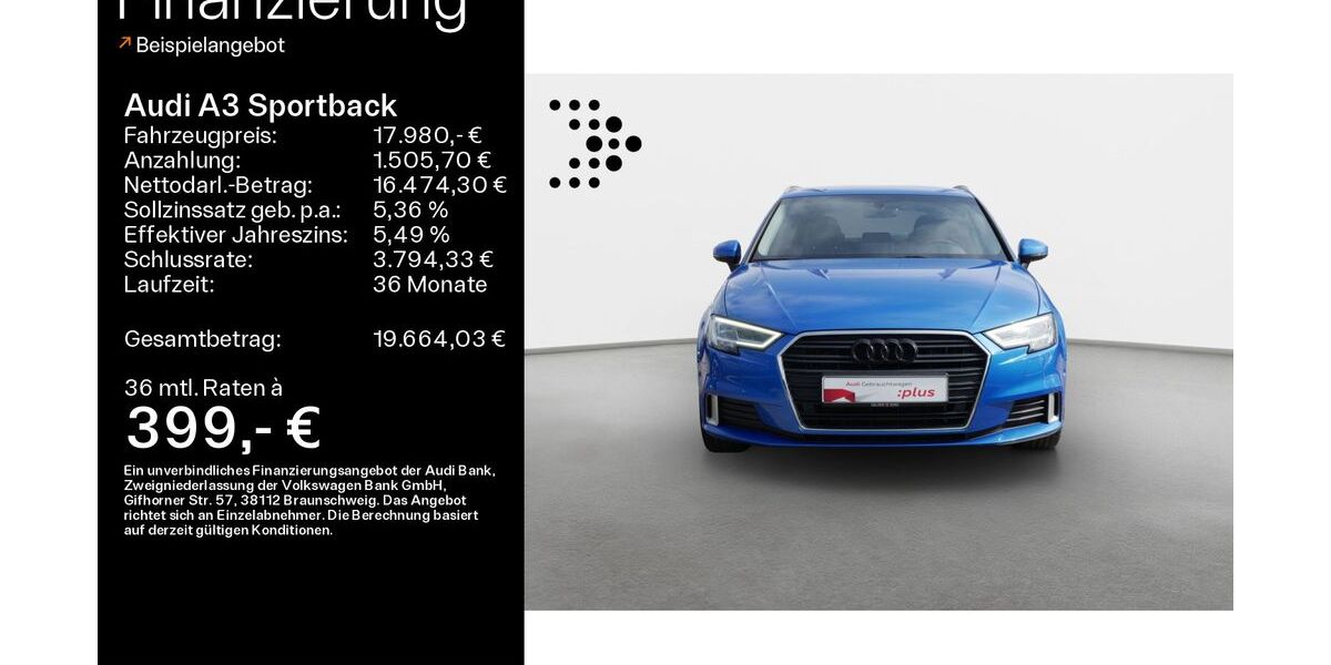 Audi A3 105.116 km 16.280 &euro; Ebern 96106