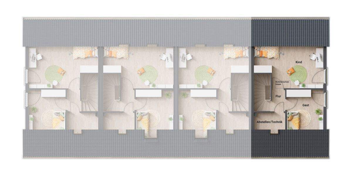 Reihenendhaus Forchheim - 5 Zimmer, 141 m&sup2;, 660.194&euro; | Angebot:25681344