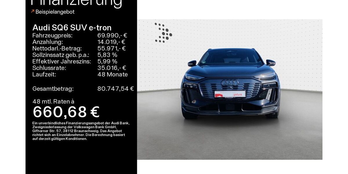 Audi SQ6 e-tron 30.650 km 68.990 &euro; Ebern 96106