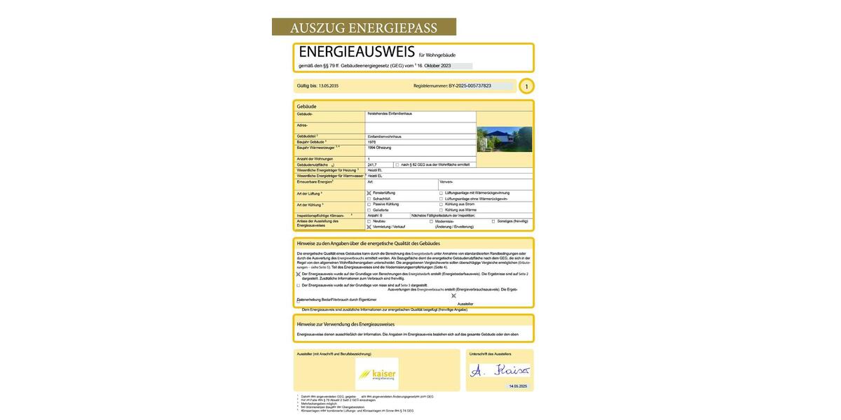 Bungalow Stegaurach - 7 Zimmer, 238 m&sup2;, 529.000&euro; | Angebot:26780844