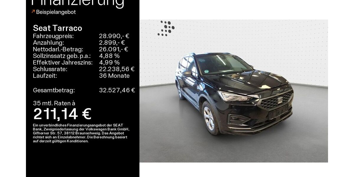 Seat Tarraco 121.312 km 28.990 &euro; Sand am Main 97522