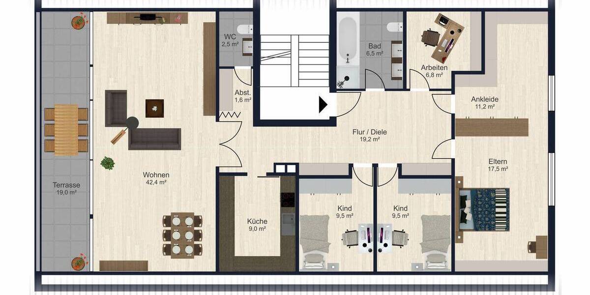 Etagenwohnung Adelsdorf - 6 Zimmer, 128 m&sup2;, 360.000&euro; | Angebot:26189768