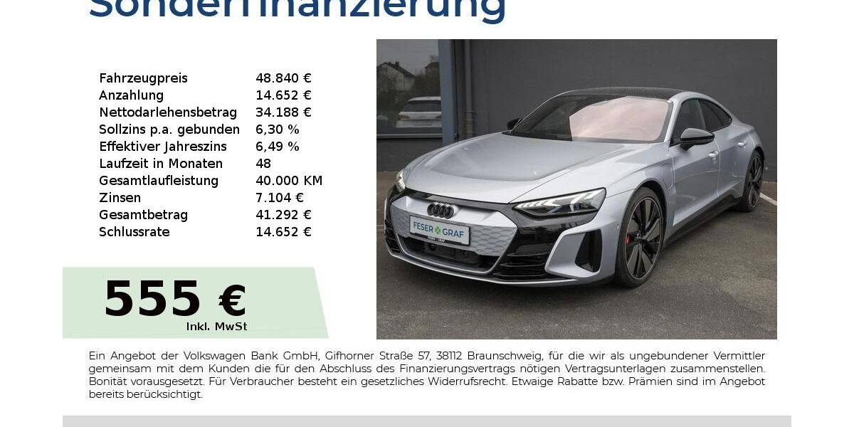 Audi e-tron GT 60.550 km 48.840 &euro; Höchstadt an der Aisch 91315