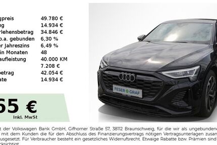 Audi Q8 e-tron 27.300 km 47.780 &euro; Höchstadt an der Aisch 91315