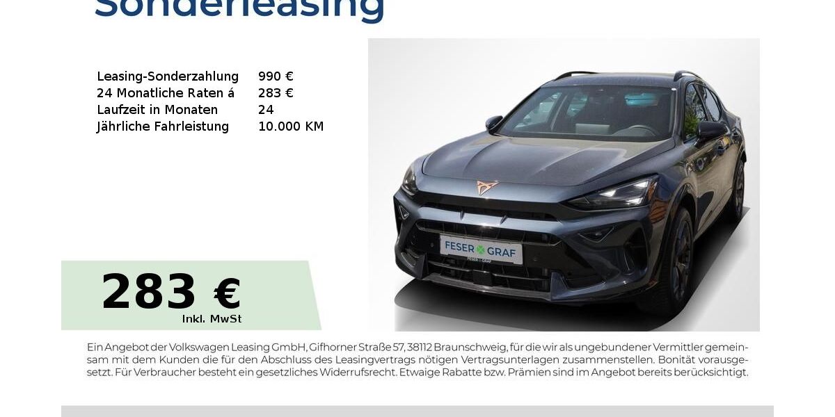 Cupra Formentor 25.850 km 31.770 &euro; Baiersdorf 91083