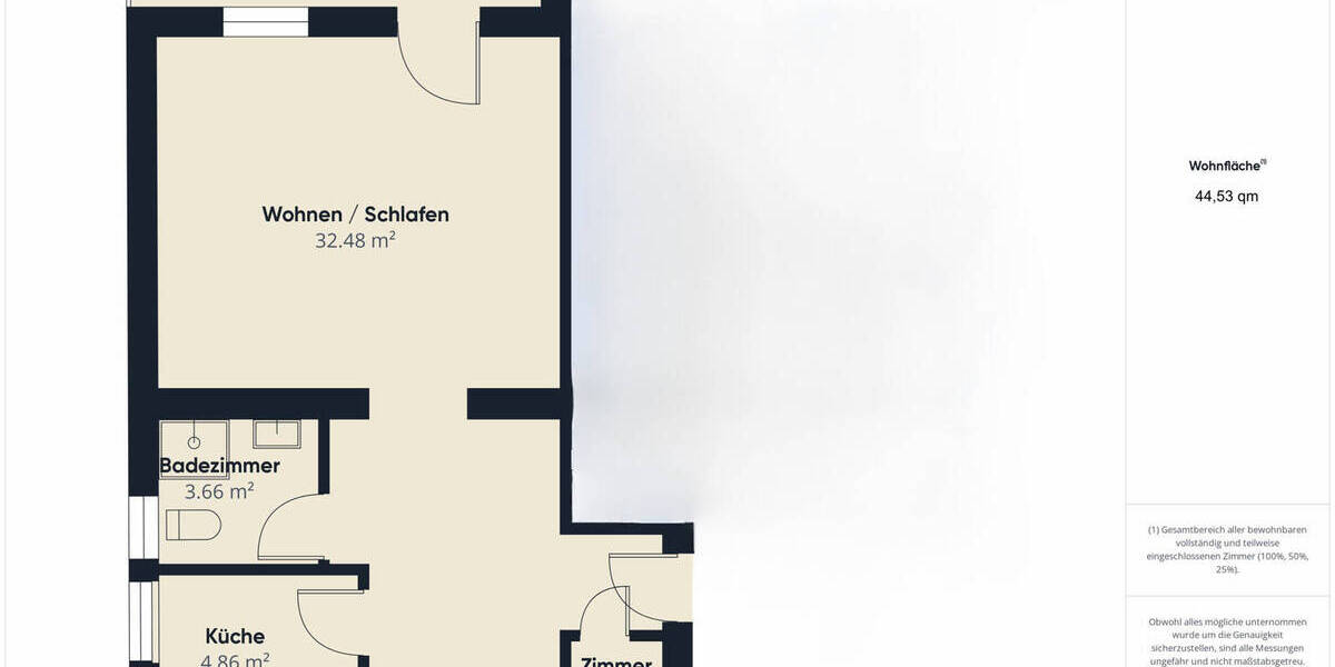 Etagenwohnung Hirschaid - 1 Zimmer, 45 m&sup2;, 166.000&euro; | Angebot:25696969