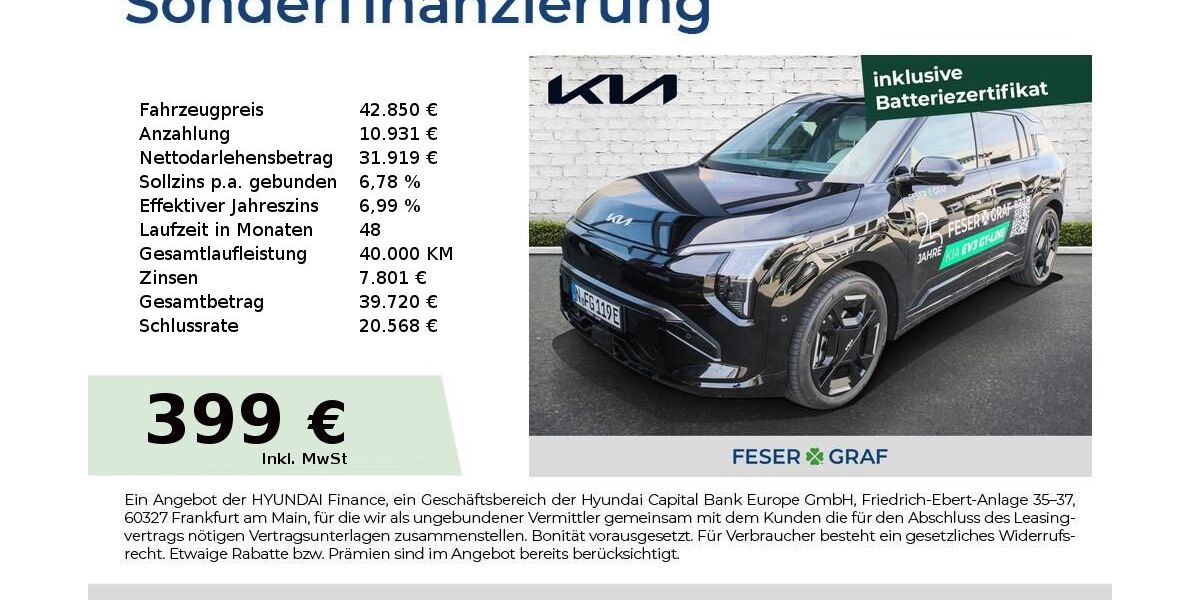 Kia EV3 4.134 km 39.850 &euro; Hallstadt 96103